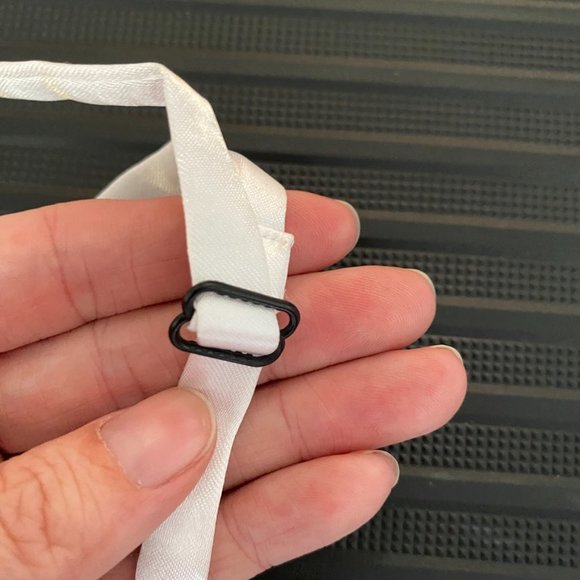 Pet - White Adjustable Tie, One Size - Picture 3 of 4